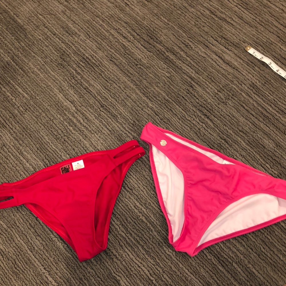 PINK AND RED BIKINI BOTTOMS💖🌺